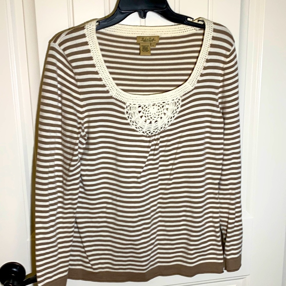 Peck & Peck striped Sweater.